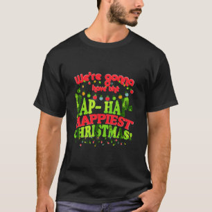 Camiseta Natal mais feliz do Hap - Férias Engraçadas
