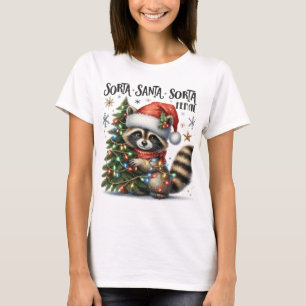 Camiseta Natal Mais ou Menos Papai Noel Mais ou Menos Selva