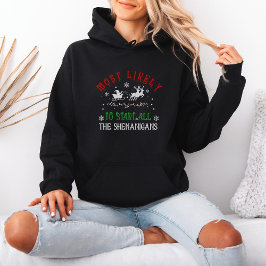 Camiseta Natal Mais Propenso a Começar Todas as Travessuras