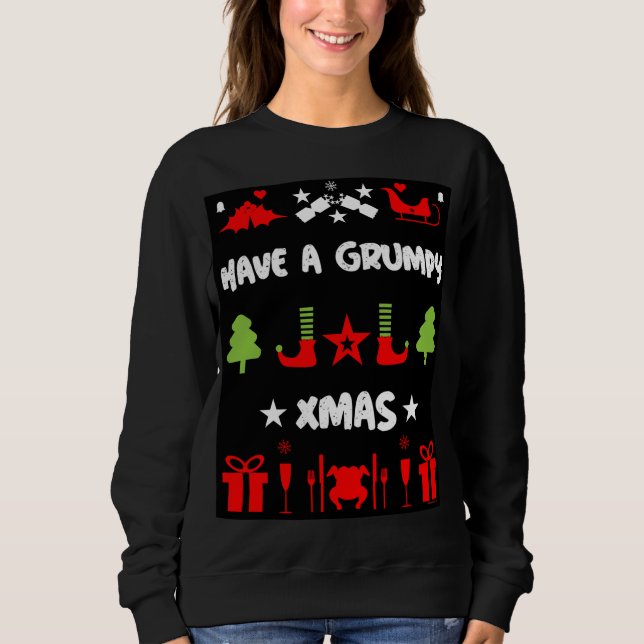 Camiseta Natal Mal-Humorado      (Frente)