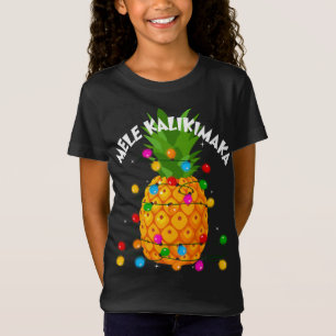 Camiseta Natal Mele Kalikimaka Pineapple Lover Havaí X