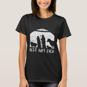 Camiseta Natal Melhor Presente Natividade Xmas Homens Crist