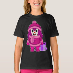 Camiseta Natal Menina Inverno