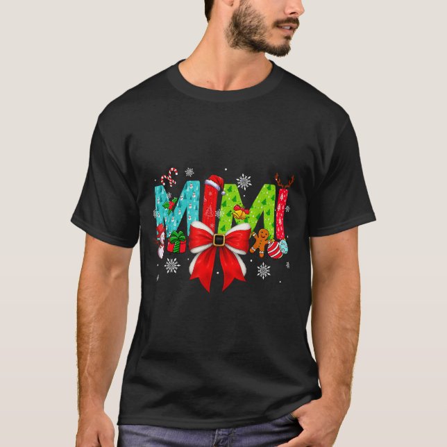 Camiseta Natal Mimi Coquette Laço Mimi Natal  (Frente)