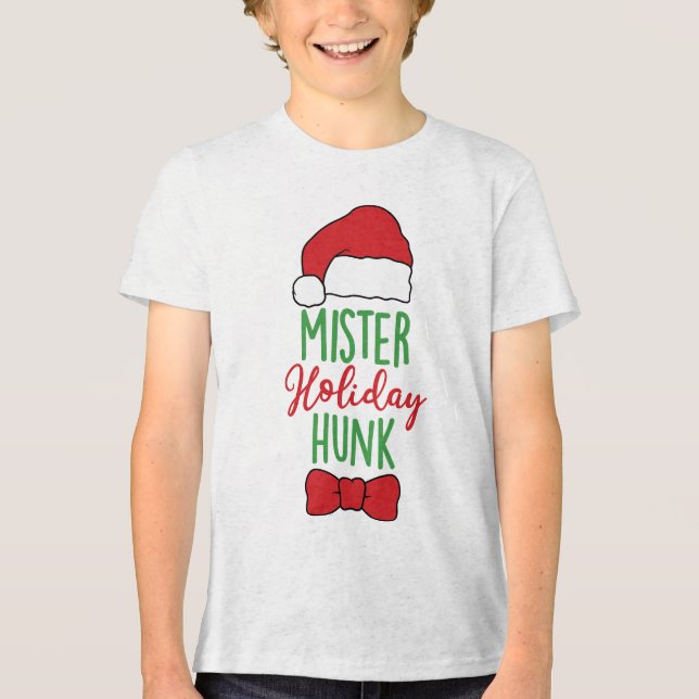 Camiseta Natal Moderno do Mister Holiday (Frente)