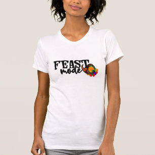 Camiseta Natal   Modo de Banquete de Férias de Ação de Graç