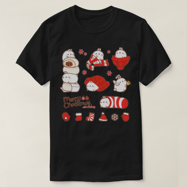 Camiseta Natal Molang (Frente do Design)