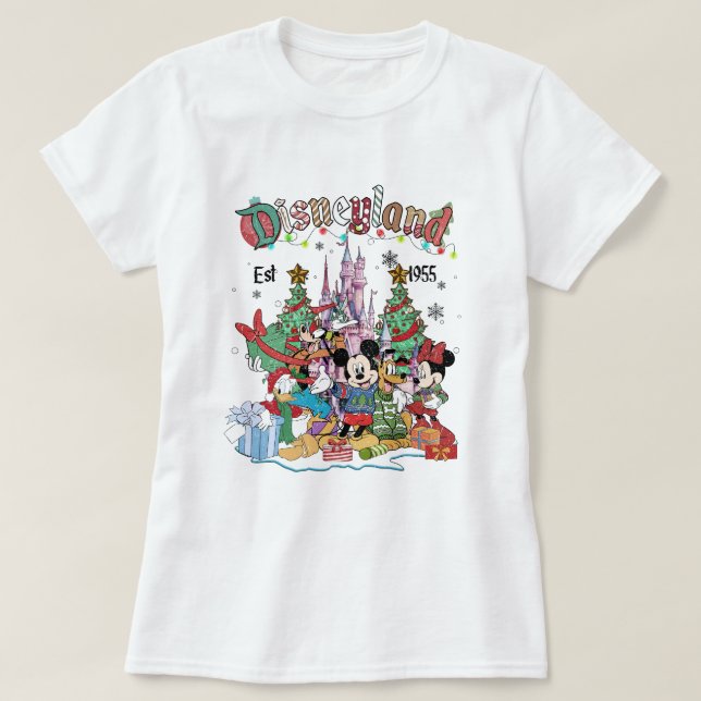 Camiseta Natal na Disneylândia (Frente do Design)