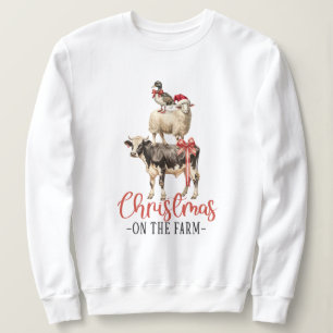 Camiseta Natal na Fazenda Barnyard Animal