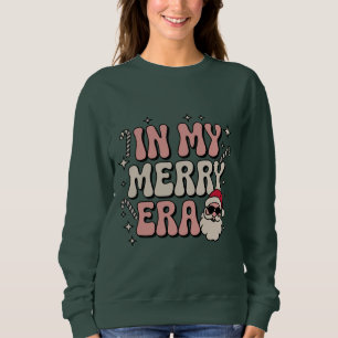 Camiseta Natal na Minha Alegre Era Fofo Groovy Xmas