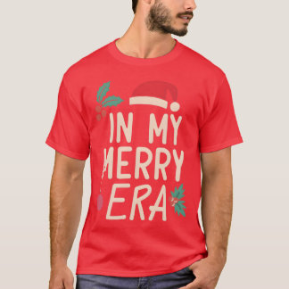 Camiseta Natal Na Minha Feliz Era Natal Férias Férias Féria