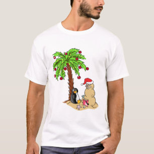 Camiseta Natal na praia
