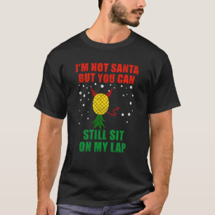 Camiseta Natal Não sou Papai noel, mas você pode sentar no