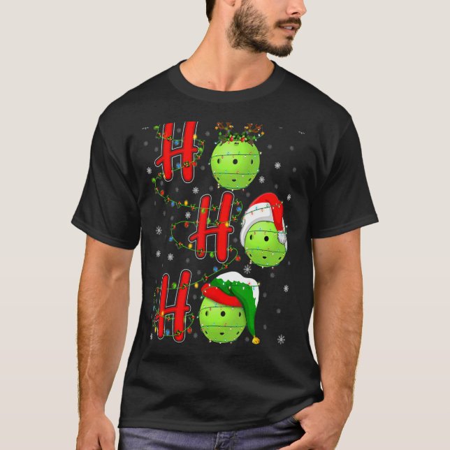 Camiseta Natal Natal Natal Natal Natal Natal Hat Ho Ho Ho H (Frente)