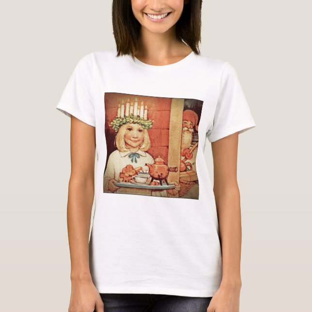 Camiseta Natal Nisse e Lucia Day Karin (Frente)