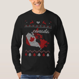 Camiseta Natal No Canadá