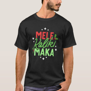 Camiseta Natal No Havaí Mele Kalikimaka Holid Havaiano
