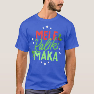 Camiseta Natal No Havaí Mele Kalikimaka Holid Havaiano