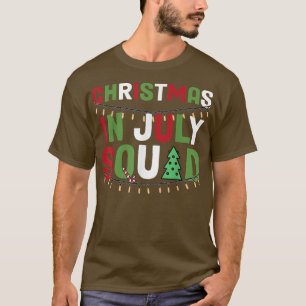 Camiseta Natal No Quadrado De Julho, Festa De Aniversário N