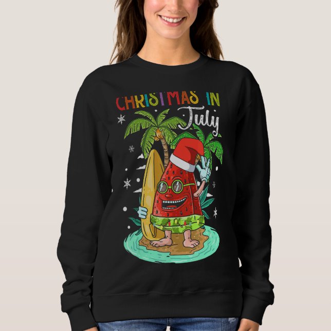 Camiseta Natal No Surf De Melão De Julho (Frente)