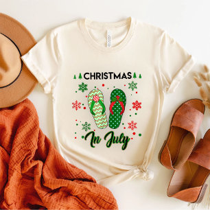 Camiseta Natal No Verão De Papais noeis Surfs Havaianos