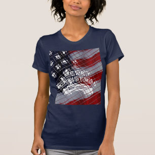 Camiseta Natal nos EUA: Uma Celebração Festiva da Liberdade