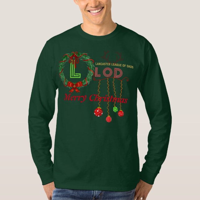 CAMISETA NATAL OFICIAL DE NATAL LONGSLEEVE VERDE (Frente)