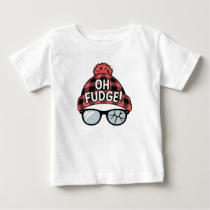 Camiseta Natal Oh Fudge Férias de Natal Piada de Férias 