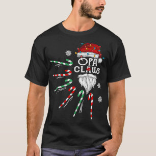 Camiseta Natal Opa Claus Opa Beard Candy