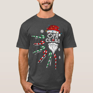 Camiseta Natal Opa Claus Opa Beard Clássica