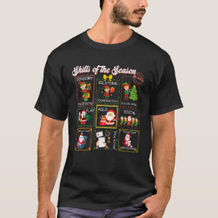 Camiseta Natal OT ADLs Habilidades de Terapia Ocupacional d