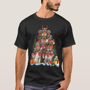 Camiseta Natal Pajama Lagotto Romagnolo Xmas presentes em á