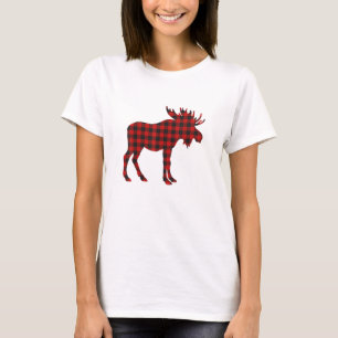Camiseta Natal Pajama Moose Tee Animal Pajamas Xmas Gif
