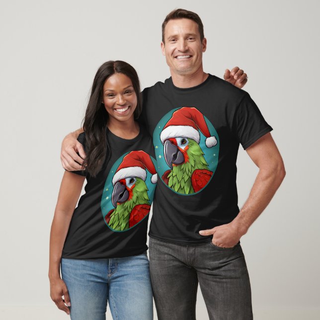 Camiseta Natal Papagaio (Unissex)