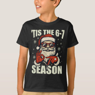 Camiseta Natal Papai Noel É A Temporada 67 Meme Número Seis