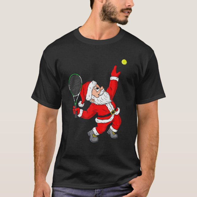 Camiseta Natal Papai Noel Tênis Engraçados Meninas Crianças (Frente)