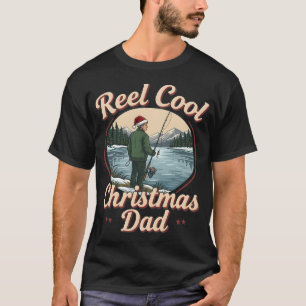 Camiseta Natal Papai Pescaria Dia de Festa