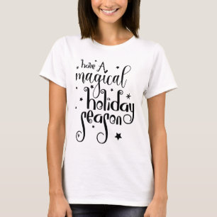 Camiseta Natal para a época das festas mágicas