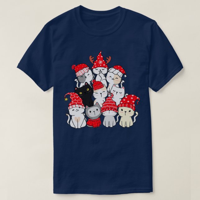 Camiseta Natal para Árvore de Natal (Frente do Design)