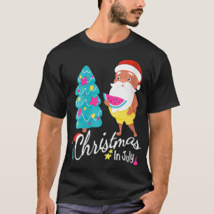 Camiseta Natal Para As Mulheres Em Julho Teerão Papais noei