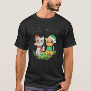 Camiseta Natal para homens mulheres crianças Papai Noel ELF
