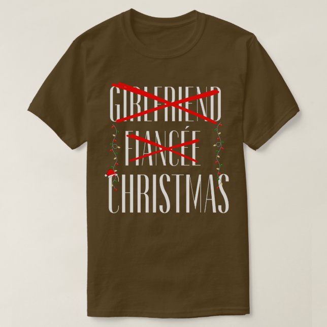 Camiseta Natal para mulheres namorada (Frente do Design)