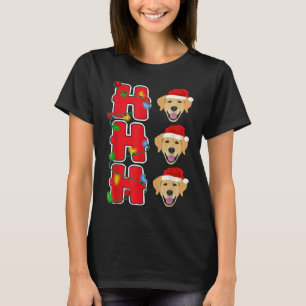Camiseta Natal para o Ouro de Papais noeis Hohoho