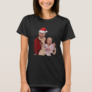 Camiseta Natal Para Papais noeis Biden E Putin - Feliz Nata