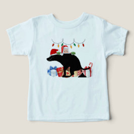 Camiseta Natal para Papais noeis de espiã-a-boo