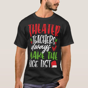 Camiseta Natal para Professores de Teatro