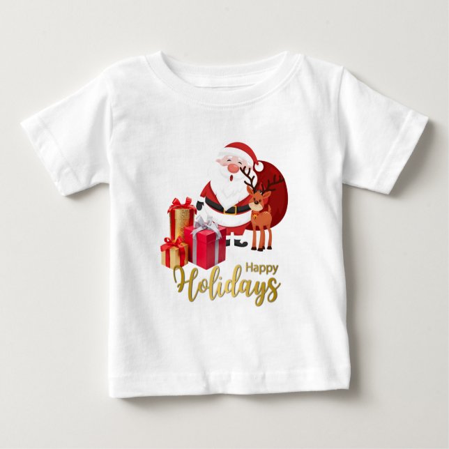 Camiseta Natal para Toddlers (Frente)