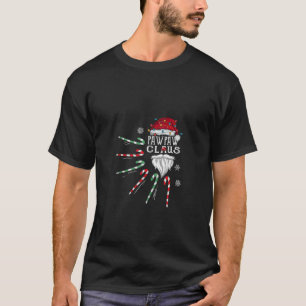 Camiseta Natal Pawpaw Claus Pawpaw Beard Candy Candi Divert
