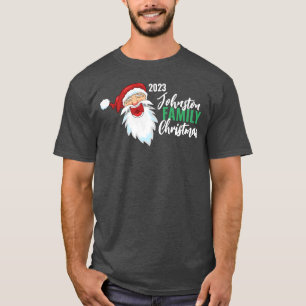 Camiseta Natal Personalizado da Família de Papais noeis cri