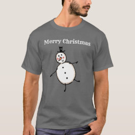 Camiseta Natal personalizado do boneco de neve